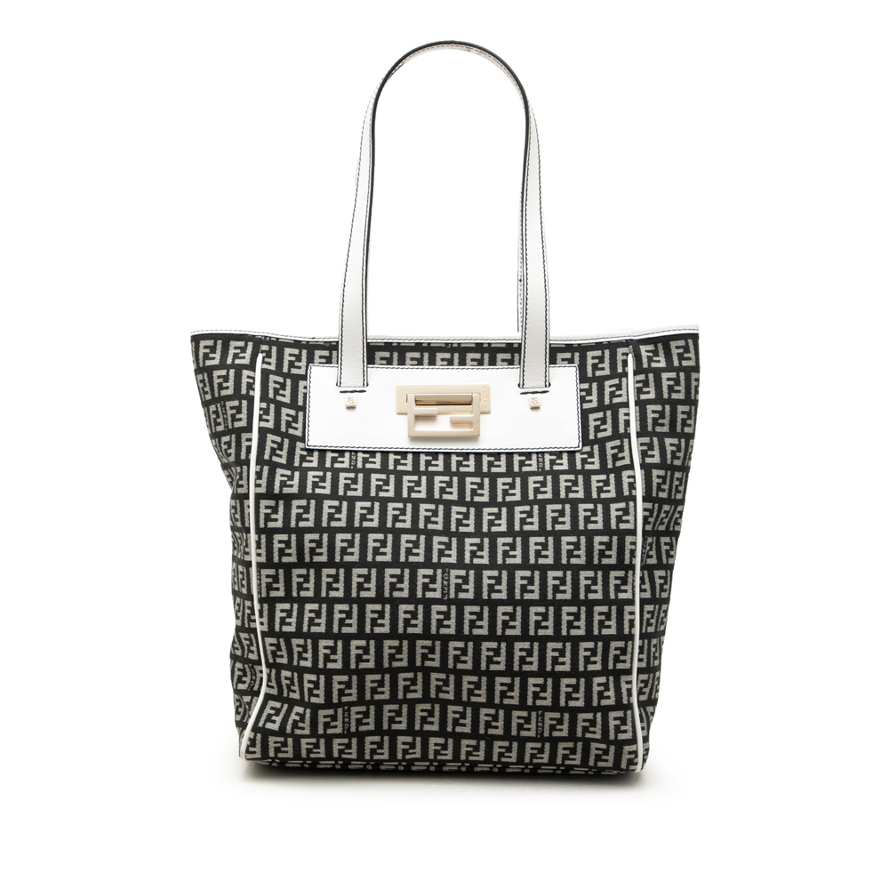 Pre-Loved Fendi Zucchino Canvas Tote